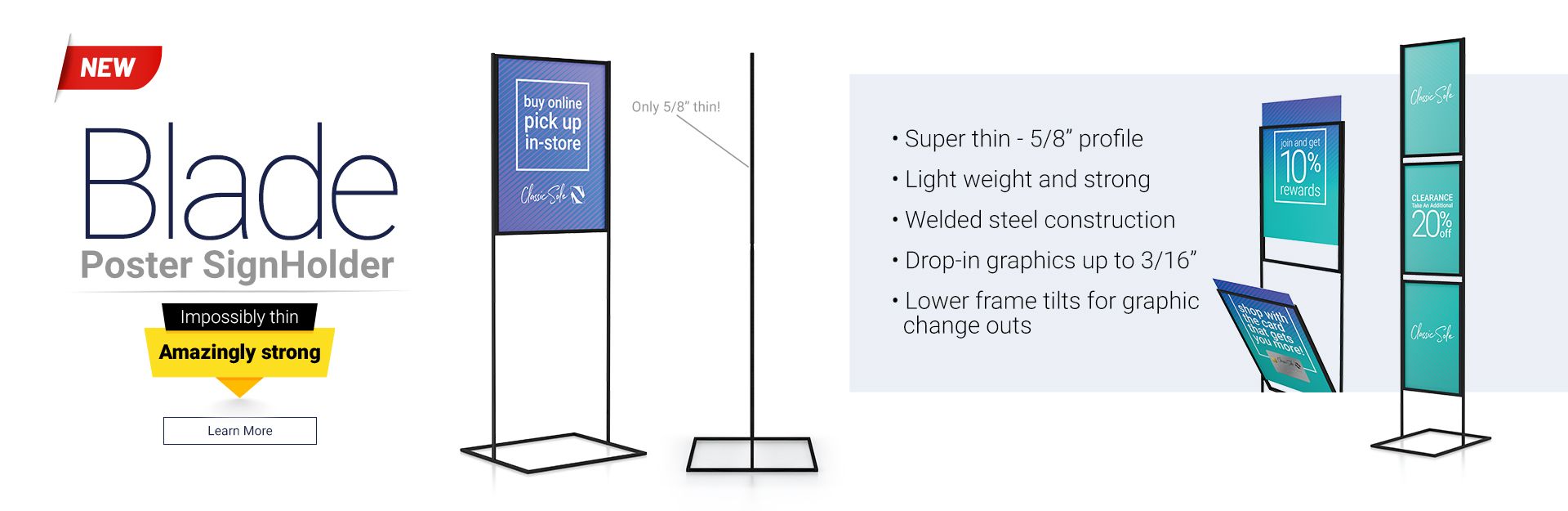 Blade Poster SignHolder